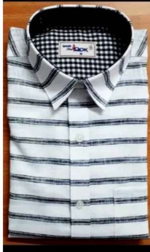 Mens Striped Linen Shirts by D M Enterprise