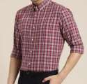 Mens Casual Check Cotton Shirt