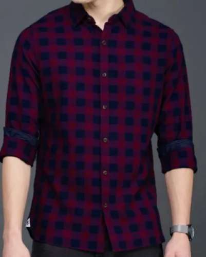 Mens Casual Check Shirt 