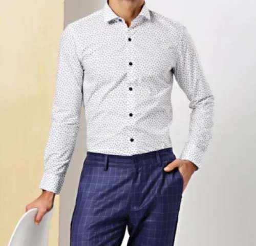 Mens Party Wear Dotted Shirt by Shivaay Enterprises