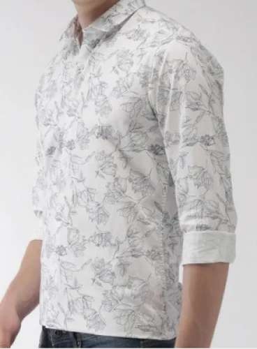 Mens Printed Cotton Shirt At Wholesale Rate by Shivaay Enterprises
