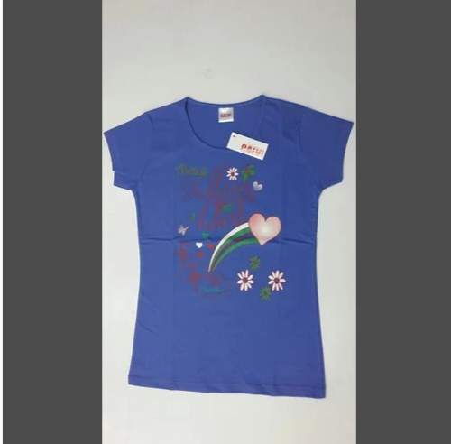 Casual Printed Hosiery Fabric	Ladies T shirt 