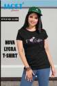Printed Nova Ladies Lycra T Shirt