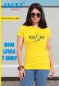 Printed Nova Ladies Lycra T Shirt thumb 1