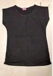 Ladies Plain Half Sleeves Crop Top