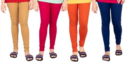 Color full Plain Leggings by Klassic Kohinoor