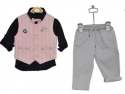 kids party wear hosiery coti with pant 