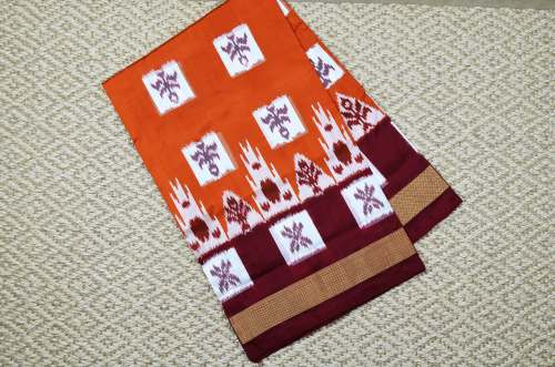 Pochampally Double Ikkat Silk Saree