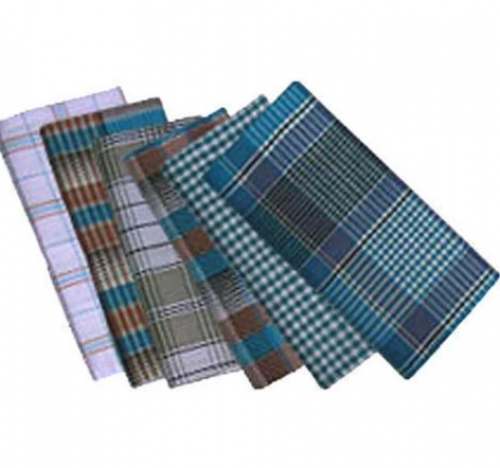 Men Cotton Checks Lungi by Shree Balasubramaniam Textiles