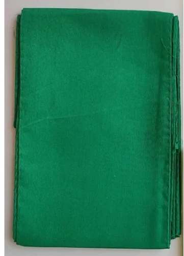 Plain Cotton Green Saree Fall by Swami Trading Company