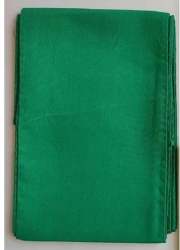 Plain Cotton Green Saree Fall