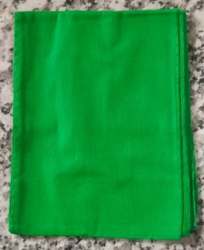Green Cotton Saree Fall