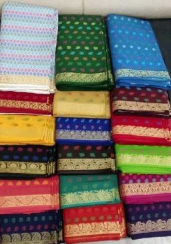 Jacquard Butti Design Blouse Fabric  by Narayanji E Cloth Pvt Ltd