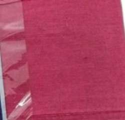 Plain Cotton Terry Rubia Saree Fall