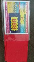 Plain Red Cotton Saree Fall 