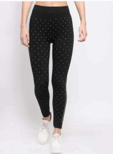 Mid Waist Skinny Fit Modal Jeggings  by Pooja Gupta