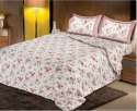 Cotton Rose Print Bedsheets Double Bed for Home