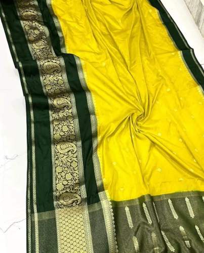 Warm Banarasi Katan Silk Saree  by Banshis Banarasi