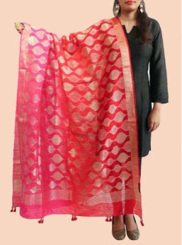 Multicolor Party Wear  Scarf Silk Dupatta  by Banarasi Karegar Collaction