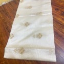 100% Pure Jacquard Chanderi Fabric Cotton Silk thumb 4