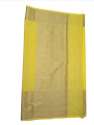 Yellow Banarasi Printed Silk Saree thumb 2