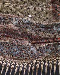 Traditional Ajrakh Modal Silk Saree 
