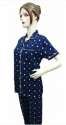  Cotton Blue Women Printed Half Sleeve Night Suit thumb 3