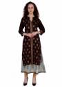 golden-print-kurti-pant-set