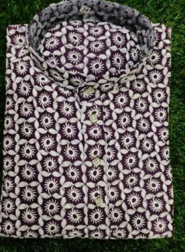 Mens Cotton Printed Kurta