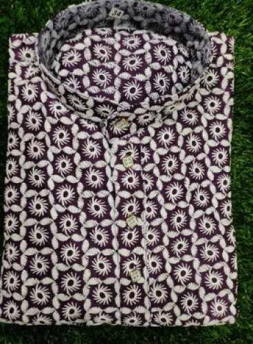 Mens Cotton Printed Kurta by Sai Raj