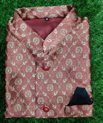 Printed Mens Nehru Jacket At Wholesale Rate