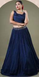 Blue Party Wear Lehenga Choli 