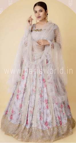 Floral Designer Printed Lehenga Choli by Paris World