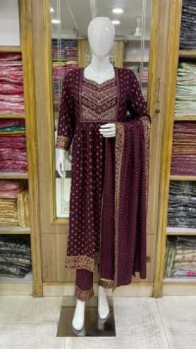 Maroon ReadyMade Suit For Women