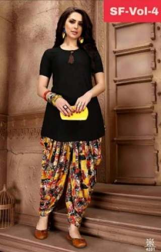 Regular Wear Kurti with Dhoti Pant Set  by Stylish Jungle