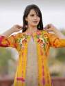 stylish-jacket-style-yellow-embroidered-kurti