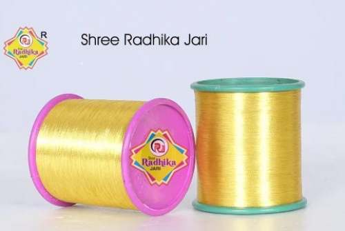 70 D Golden Zari Thread by Shri Radhika Jari