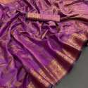 Copper Zari Kanjivaram Bridal Saree  thumb 1