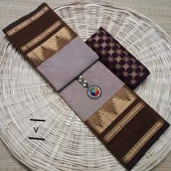 Pure Handloom 80 Count Chettinad cotton sarees