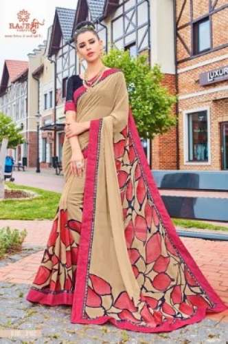 Branded Rajeshree Women Printed Saree by RAJESHREE SAREES