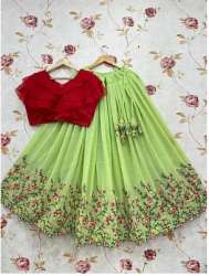 Party Wear Georgette Kids Designer Lehenga