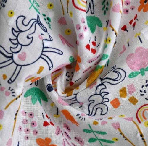 100% Pigmet Cotton Printed Fabric  by Dinesh Exports