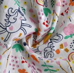 100% Pigmet Cotton Printed Fabric 