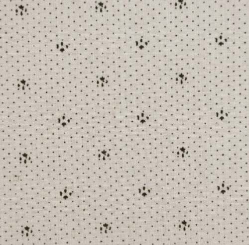 Cream Dots Printed Fabrics