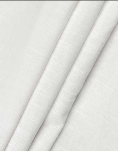 Linen Polyester Slub Fabric by H K Fabrics