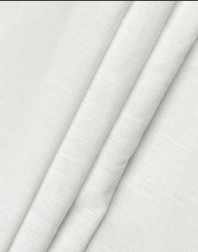 Linen Polyester Slub Fabric