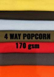 4way Popcorn Spandex 170 Gsm Fabrics
