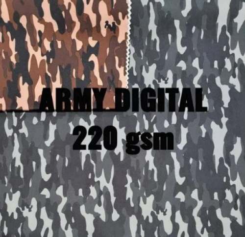 Army Print Digital Fabric 220 GSM  by G K Lalit Kumar