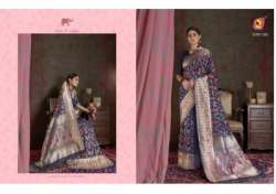 Designer Printed Banarasi Silk Saree