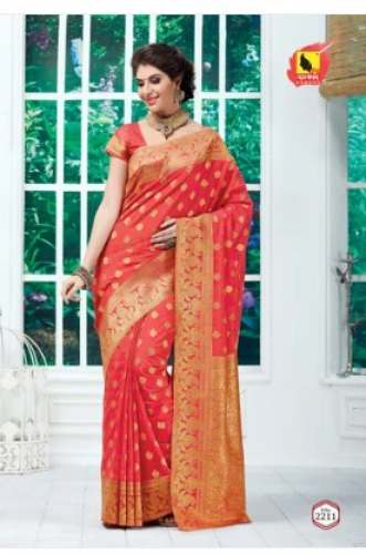 Extremely stylish Trendy Chanderi Saree by Ashika Sarees Ltd